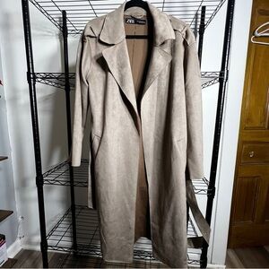 Zara Women's Beige Trench Coat